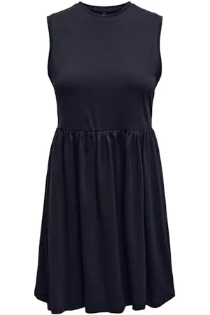 ONLY Onlmay Life S/L Peplum Dress Box Jrs Abito in Jersey, , L Donna