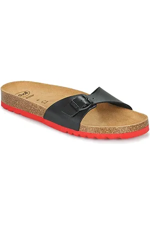 Scholl Simon, Sandali Uomo, Nero/Rosso, 42 EU