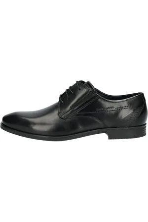 Bugatti Scarpa bassa business in pelle, derby con finitura bicolore, calzata ergonomica con fascia elastica Uomo, , 43 EU