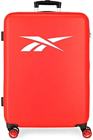 Reebok Valigia Portland Media Rossa 48x68x26 cm Rigida ABS Chiusura laterale a combinazione 70L 3 kg 4 Doppie ruote
