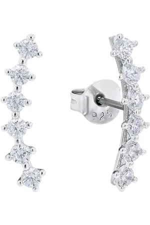 Amor Orecchini a perno in 925 da Donna, con zirconi sintetici, 1,8 cm, , Fornito in confezione regalo per gioielli