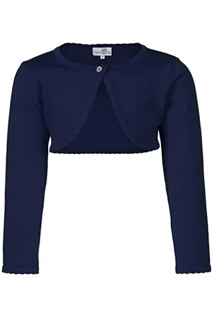 happy girls Basic Bolero - Cardigan Raggazze, (Navy 62), 122 cm