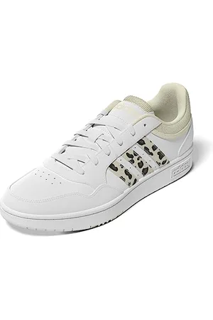 adidas Donna Hoops 3.0 Shoes, Footwear White/Cloud White/Carbon Black, 36 2/3 EU