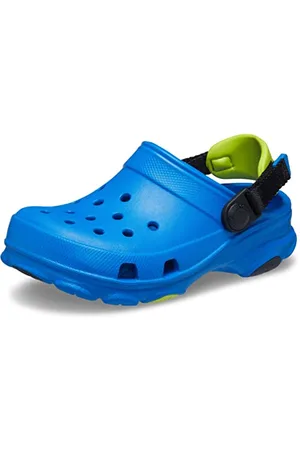 Crocs Classic All-Terrain Clog K Unisex - Bambini Zoccoli, Zoccoli, Blu (Bright Cobalt), 19/20 EU
