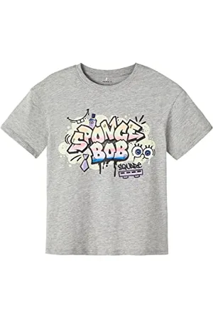 NAME IT Nknfyf Spongebob SS Boxy Top Cplg, , 134/140 cm Unisex-Adulto
