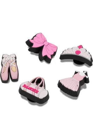 Crocs Shoe Charm 5-Pack | Personalize with Jibbitz for, Ciondolo per Scarpe Unisex, Ballet Class, Taglia Unica
