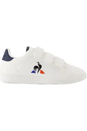 Le Coq Sportif Courtset_2 PS, Scarpe da Ginnastica, Abito Bianco Ottico, Blu, 30 EU