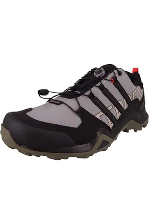adidas Terrex Swift R2 Gore-Tex Hiking Shoes, Scarpe da Trekking Uomo, Solid Grey/Core Black/Olive Strata, 40 EU