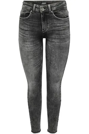 ONLY Onlblush Mid SK Caviglia RW DNM Dot227 Noos Jeans, , (M) W x 32L Donna