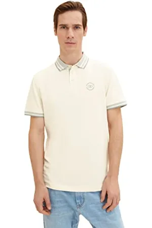 TOM TAILOR Uomo Polo 1035575, (Vintage Beige 18592), XXL