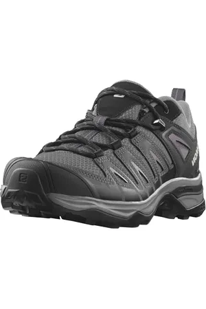 Salomon X Ultra Pioneer Aero Scarpe Outdoor da Donna, Tenuta del piede sicura, Stabilità e ammortizzazione, Grip superiore, Magnet/Black/Moonscape, 41 1/3 EU