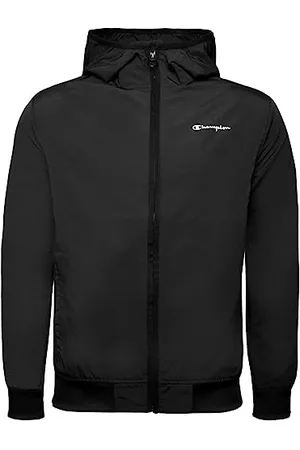 Champion Legacy Outdoor Coated Woven Nylon Small Logo Hooded Giacca, , L Uomo