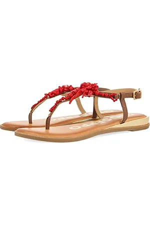 Gioseppo Albany, Sandali Bassi Donna, Rojo, 36 EU