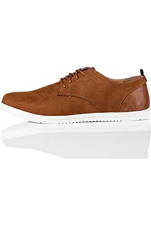 FIND Mendel Sports Derby - Scarpe da Ginnastica Basse Uomo, Marrone (Tan), 40 EU