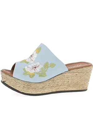 Andrea Conti 1745719, Zoccoli Donna, Blu (Hellblau 019), 38 EU