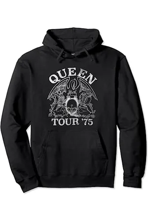 Queen Logo ufficiale Tour 75 Felpa con Cappuccio