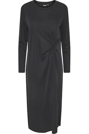 Pieces® Pcanora LS Midi Knot Dress BC Abito, , M Donna
