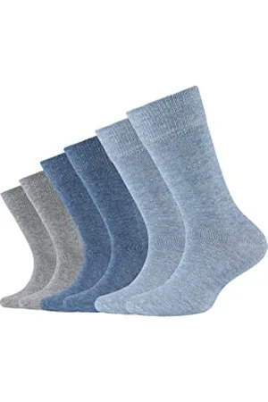 Camano 9300 Calzini, (Jeans Mix 0024), 35-38 (Pacco da 6) Bambino