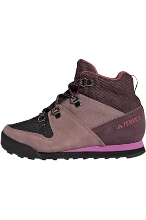 adidas Terrex Snowpitch Cold.RDY Winter Shoes, Scarpe da Trekking Unisex-Adulto, Shadow Maroon/Purple/Pulse Lilac, 35 EU