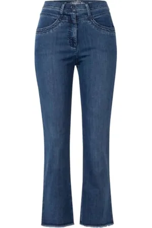 Brax By Brax Laura Kick 6/8 Light Denim & Colors Jeans, , 40W x 32L Donna