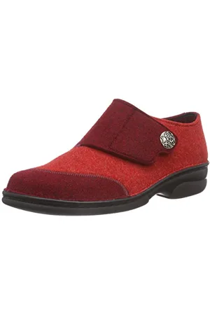 Berkemann Jarla, Pantofole a Stivaletto Donna, Rosso ((Rot Patch), 40 EU