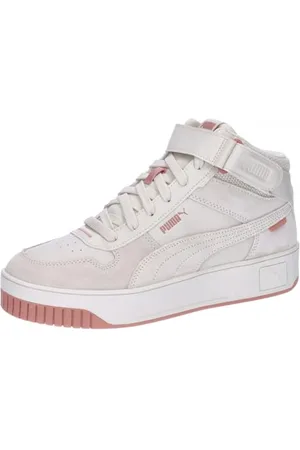 PUMA Carina Street Mid Coquette, Sneaker Donna, Alpine Snow-Alpine Snow, 42.5 EU