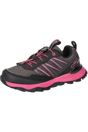 CMP Kids Atik Low WP Outdoor Shoes, Nero-Fuxia, 39, EU