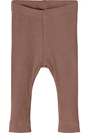 NAME IT Nbnkab Legging Noos, Leggings Unisex - Bambini e ragazzi, (Cognac/Detail:MELANGE), 56