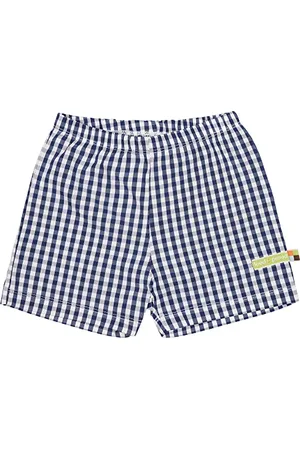loud + proud Short Vichy-Karo, GOTS Zertifiziert Pantaloncini, , 62/68 Ragazzi Unisex