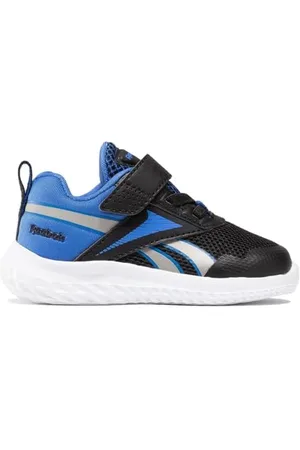 Reebok Rush Runner 5 TD, Sneaker Bimbo 0-24, CBLACK/VECBLU/Pewter, 20 EU