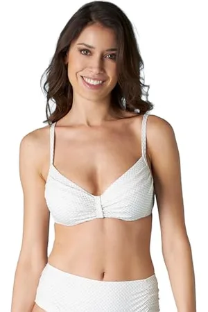 Lovable Bikini Reggiseno con Ferretto e Drappeggio Jacquard Donna, , 80C