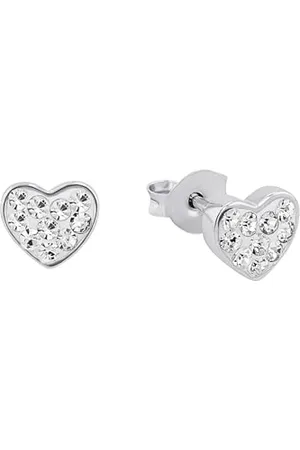 Amor Orecchini in 925, con Preciosa, 0,6 cm, , cuore, in confezione regalo