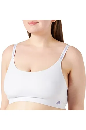 adidas Scoop Lounge Bra Reggiseno Stile Corsetto, Grigio (Anthrazit-Mel), XS Donna