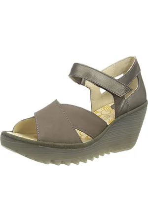 Fly London Yent365fly, Sandali con Zeppa Donna, , 41 EU