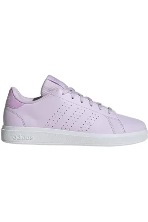 adidas Advantage Base 2.0 Shoes Junior, Scarpe da Tennis, Ice Lavender/Bliss Lilac/Cloud White, 38 2/3 EU