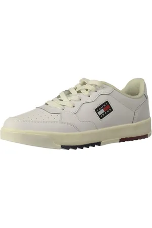 Tommy Hilfiger Sneakers con Suola Preformata Uomo Retro Scarpe, (White), 44 EU