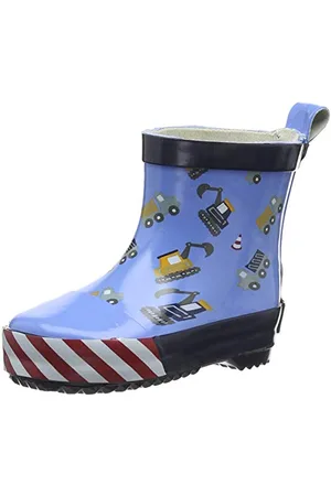 Playshoes Stivali In Gomma A Semialbero, Stivali In Gomma A Semialbero Unisex - Bambini e ragazzi, , 18 EU