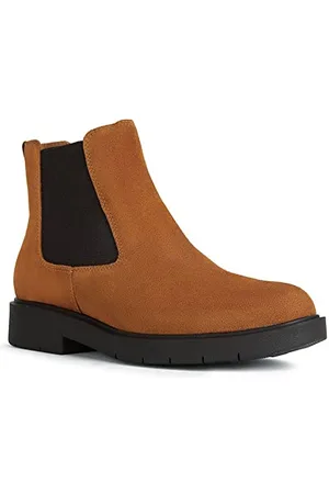 Geox D Spherica Ec1 C, Stivaletti Donna, Marrone (Cognac), 40 EU