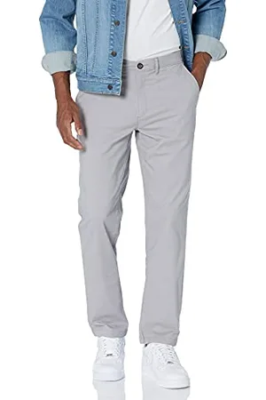 Amazon Pantaloni Chino Elasticizzati Casual Vestibilità Skinny Uomo, , 38W / 32L