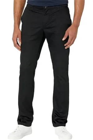 Armani Exchange Straight Fit Trousers Pantaloni Casual, Black, 33 W Uomo
