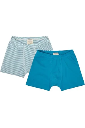 loud + proud Doppelpack, Feinripp, Bio Baumwolle und GOTS Zertifiziert, Boxer a Pantaloncino Bambino