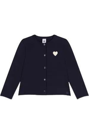 Petit Bateau A0BEQ Cardigan A Maniche Lunghe Bambina Smoking 5 Anni