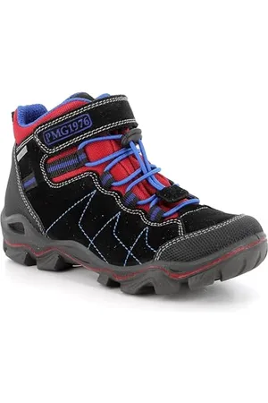 Primigi Path GTX, Stivali da Escursionismo Uomo, Nero-bordò, 35 EU