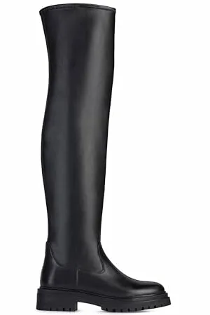 Geox D Iridea H, Stivali Donna, (Black), 40 EU