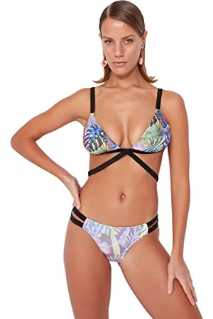 Trendyol Women Beachwear Triangle Woven Bikini Top Nuoto, , 70 Donna