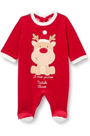 chicco Tutine - Natale Neonato/Neonata 0-24 mesi, (2), 6 mesi, Designed in Italy