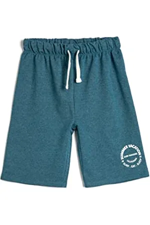 Koton Shorts Drawstring Printed Detail Pantaloncini, (624), 4-5 Jahre Boys