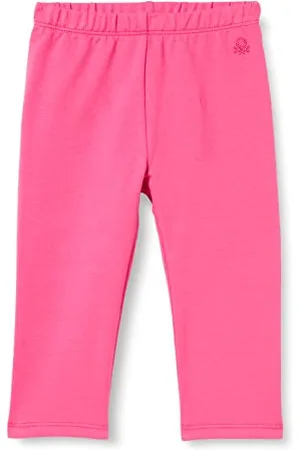 Benetton Leggings 35Q2GF019 Bambine e ragazze, Fucsia Rosa 1a2, 18 mesi