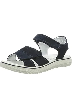Lurchi Fiori, Sandali con Cinturino alla Caviglia Bambina, Blu (Blue 22), 31 EU