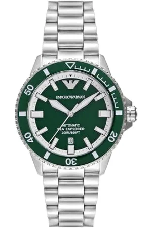 Emporio Armani Orologio Analogico Automatico Uomo con Cinturino in Acciaio Inossidabile AR60080